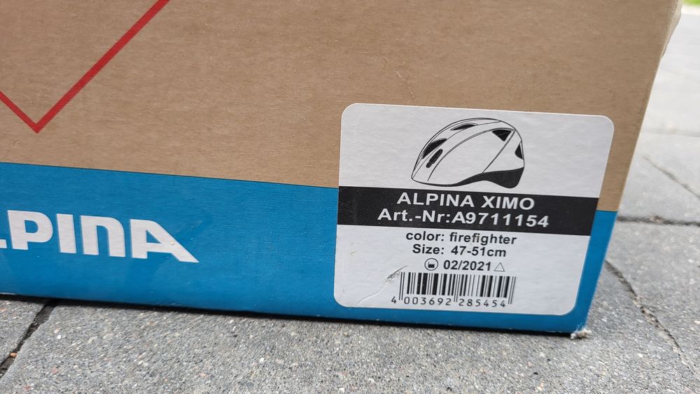 Kask rowerowy dziecięcy Alpina