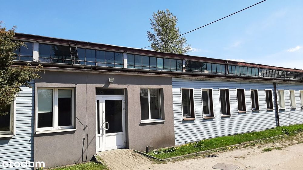 Hala 135 m² + biuro i toaleta | wysoka 7,5 m | brama przemysłowa