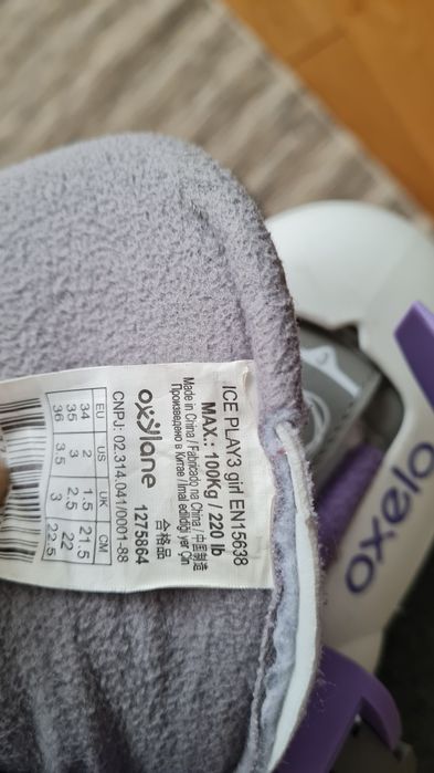 Łyżwy Oxelo 34-36