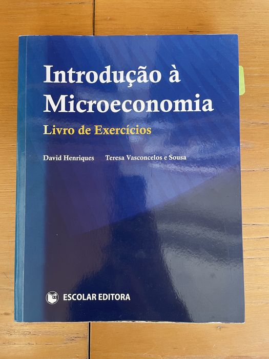 Introdução à Microenconomia - Livro de Exercícios