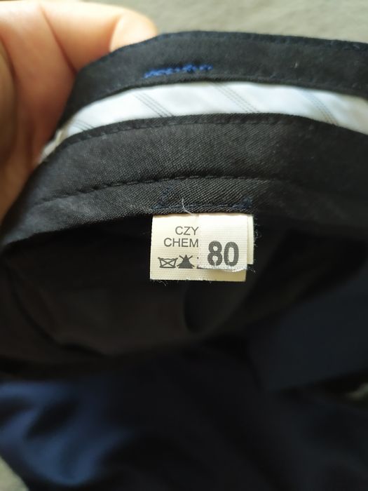 Garnitur męski granatowy