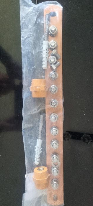 Szyna zbiorcza prądowa miedziana 12 x M 10