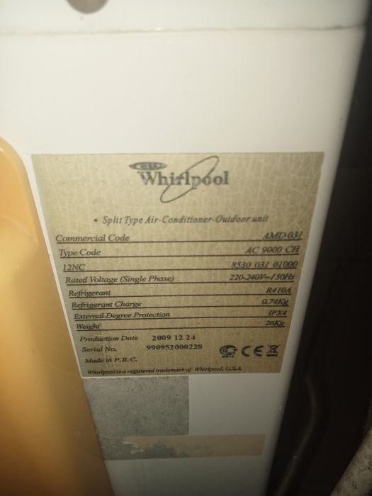 Ar condicionado Whirlpool