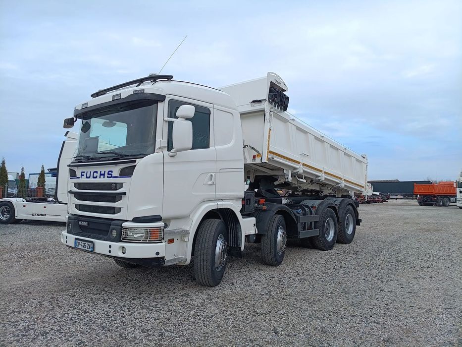 Scania G450 Wywrotka,8x4 Resor, Sypialka,Bortmatik, Meiller, Pełen serwis Scania!!!