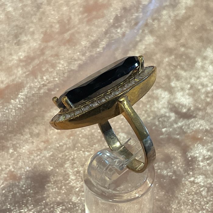 Anel prata 925 com banho de ouro T,21 mm/ Mais anúncios abaixo