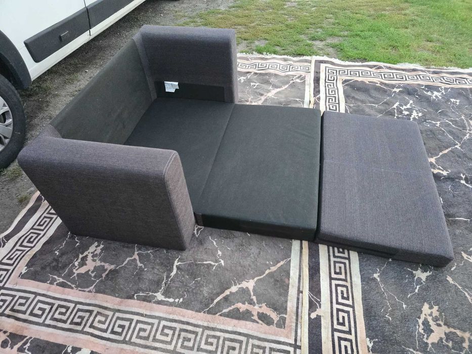 Sofa dwuosobowa IKEA ASKEBY, szara