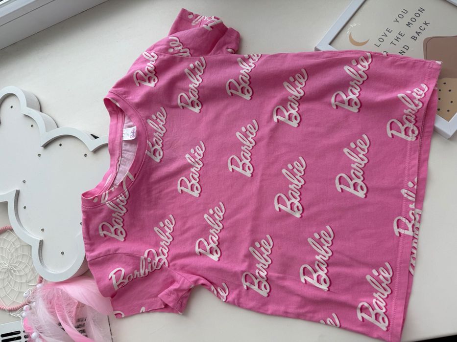 Футболки H&M Barbie Барбі для дівчат на зріст 116-120см