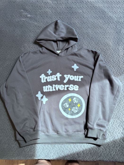 Bluza oversize broken planet , szara, Rozmiar L, DARMOWA DOSTAWA