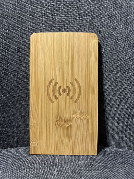 Ładowarka indukcyjna bambusowa Nowa