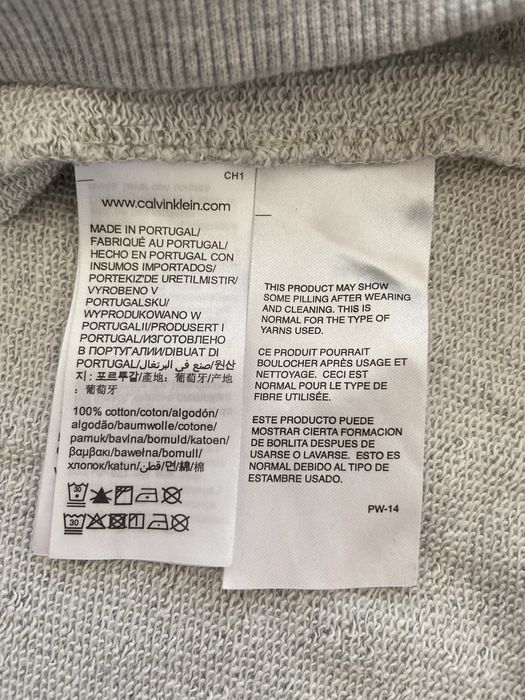 Calvin Klein Hoodie cinzento - tamanho M