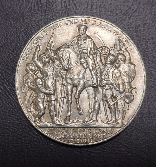 Srebrna moneta 3 marki, Cesarstwo Niemieckie 1913 (okolicznościowa)