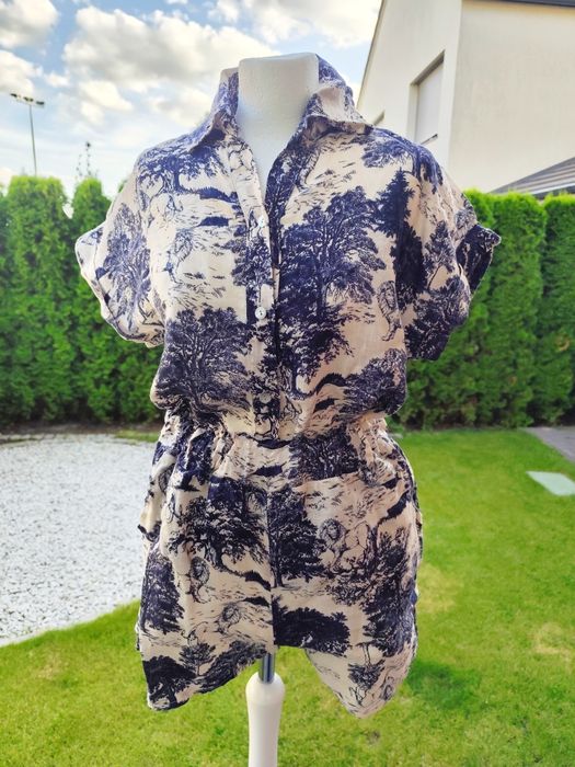 Komplet w bardzo znany print w stylu Christian Dior