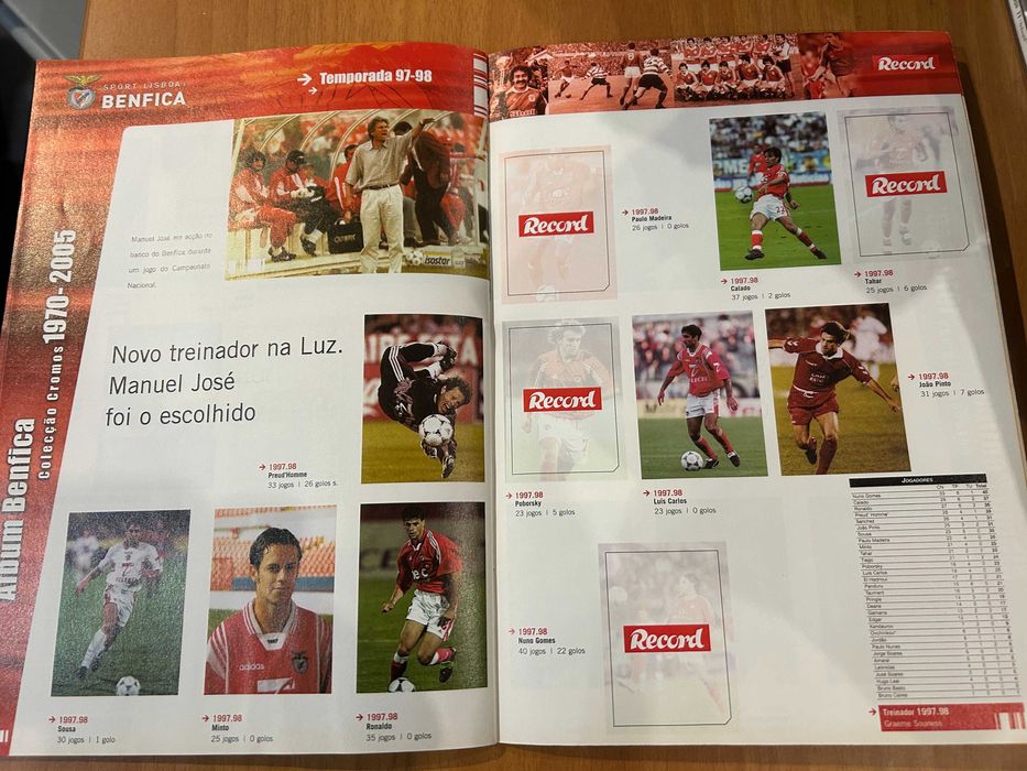Album do Benfica - Caderneta
