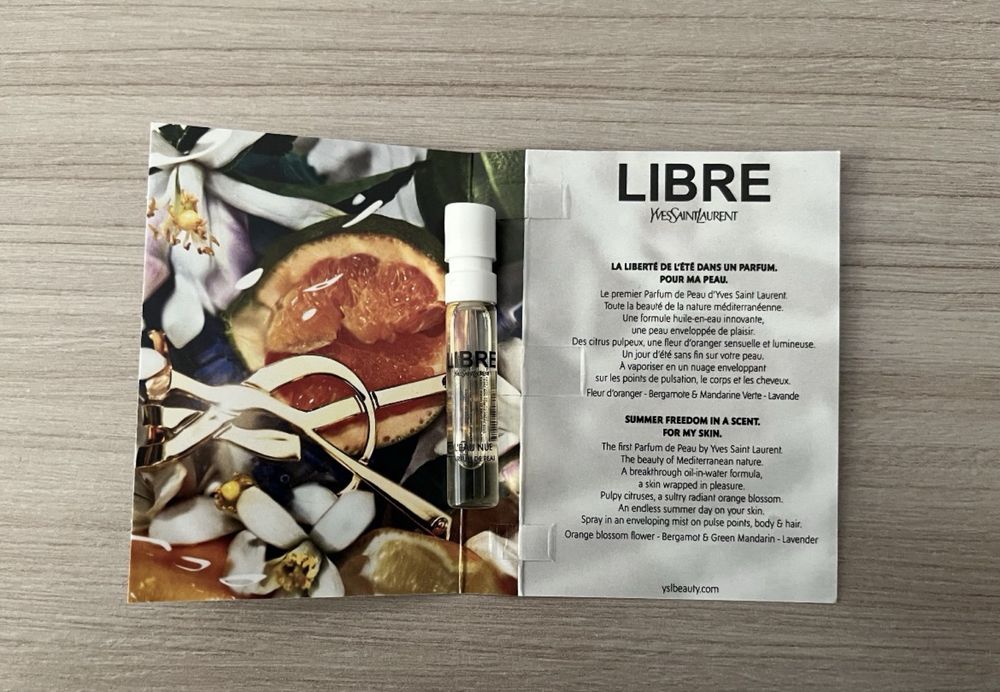 2szt YSL Libre L’eau Nue woda toaletowa perfumy 2ml