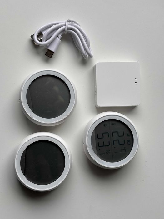 Smart Home - bramka Zigbee+ termometr wilgotnościomierz 3 szt,