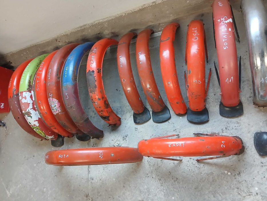 Schowek puszka boczki Romet 200 205 lagi błotnik widelec wahacz siedze