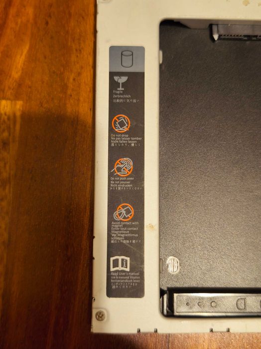 Adaptador DVD para disco SATA para Portátil