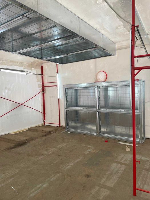 Фарбувальний стенд для меблевих фасадів із припливною вентиляцією