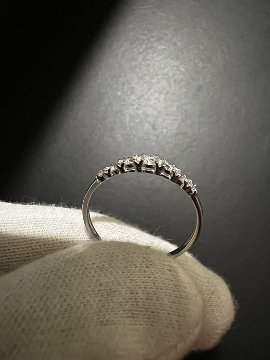 Кольцо бриллиантовая дорожка