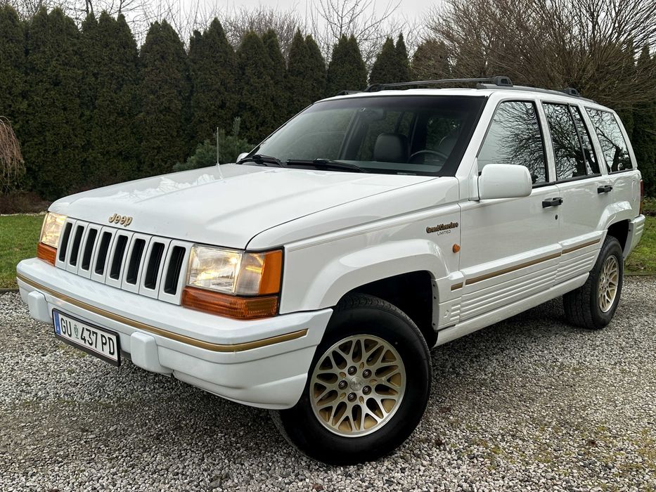 JEEP GRAND CHEROKEE ZJ 4.0 185PS 4x4 Klima Skóra Infinity BIAŁY KRUK !