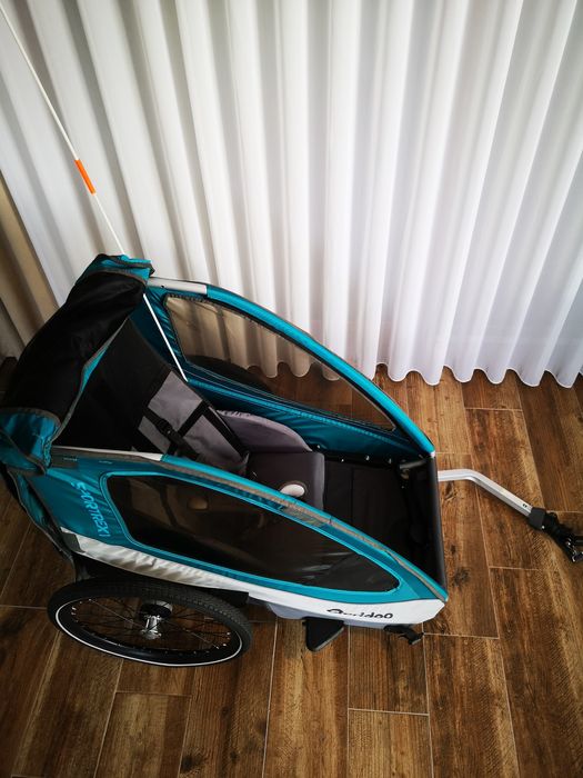 Przyczepka rowerowa Queridoo Sportrex 1  Jak nowa