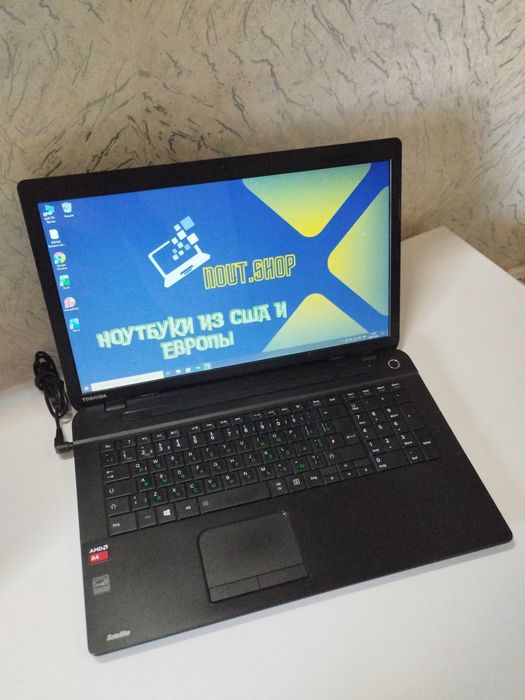 Ноутбук Toshiba C70D-B10 | 17.3 дм | 4 ядра AMD A4-6210 | видео 1гб | 8/1000гб | батарея час