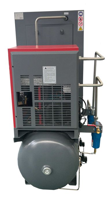 Kompresor śrubowy 950 l/min 7,5 KW Falownik Osuszacz Filtry Kupczyk