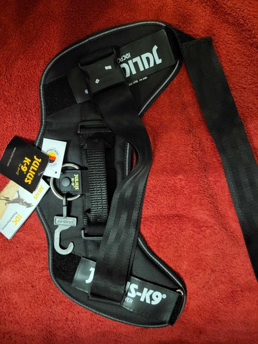 Julius-K9  szelki, uprząż dla psów w kolorze czarnym - Rozmiar: 3