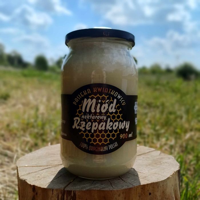 Miód rzepakowy prawdziwy