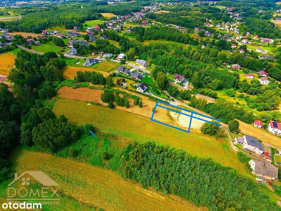 Działka budowlana 1072 m² | Mszana | 5 minut A1
