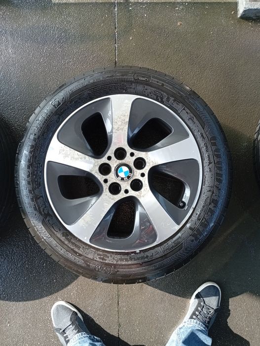 Jantes 17 5x112 com pneus Goodyear