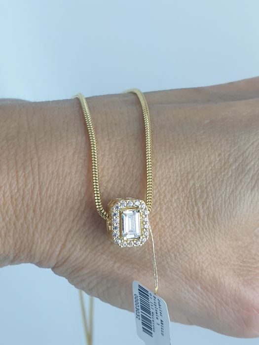 Złota zawieszka charms nowa idealna na łańcuszek i bransoletkę 585