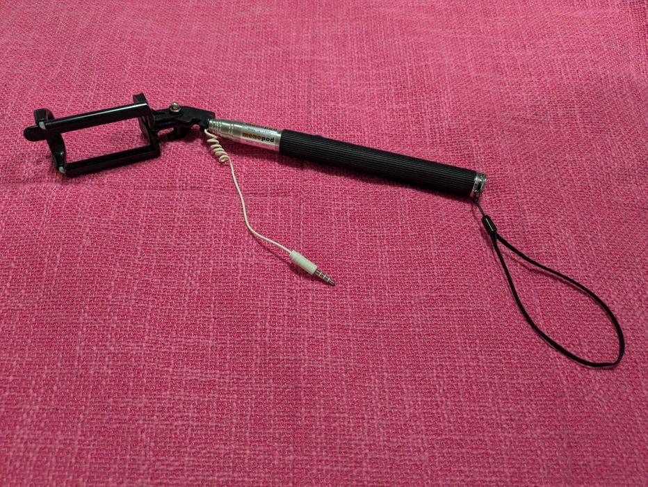 Selfie stick extensível monopod