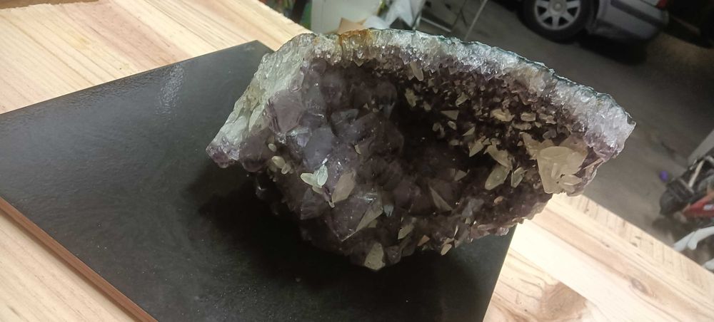 Peça Natural de cristal quartzo ametista