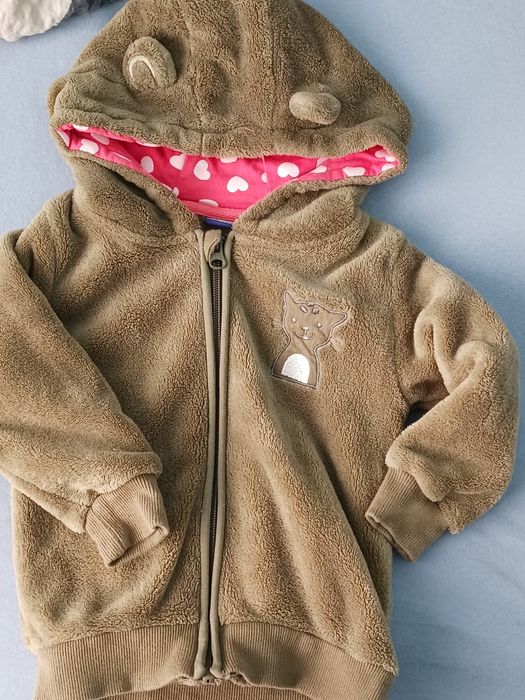 Ciepła bluza dziewczęca r.86/92