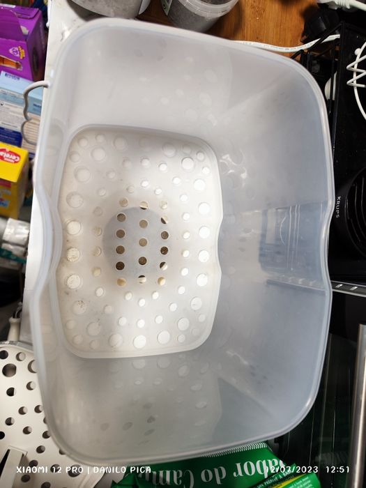 Estrelizador de biberões, chuchas e tetinas