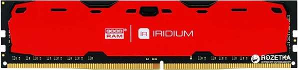 Оперативна пам'ять Goodram DDR4-2400 4096MB PC4-19200 IRDM Red