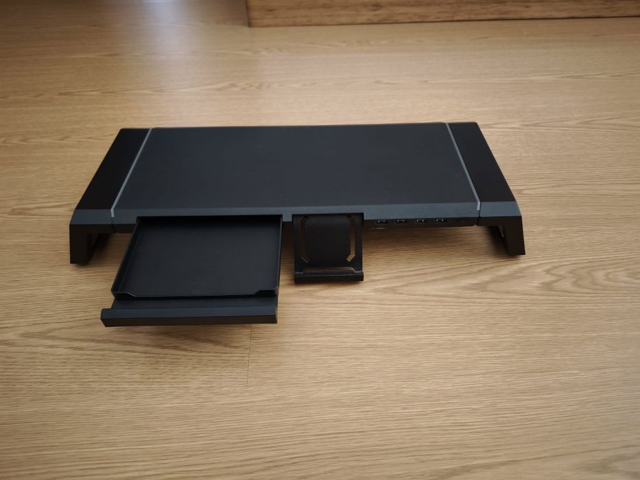 Suporte para Monitor com Gaveta e USB – Ewent