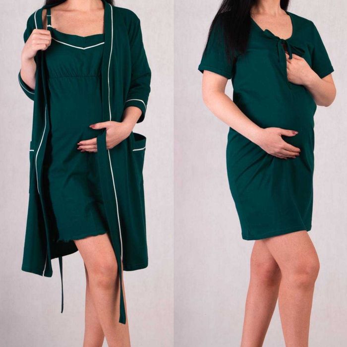 Комплект в пологовий трійка кант, сорочка на пологи 44-62