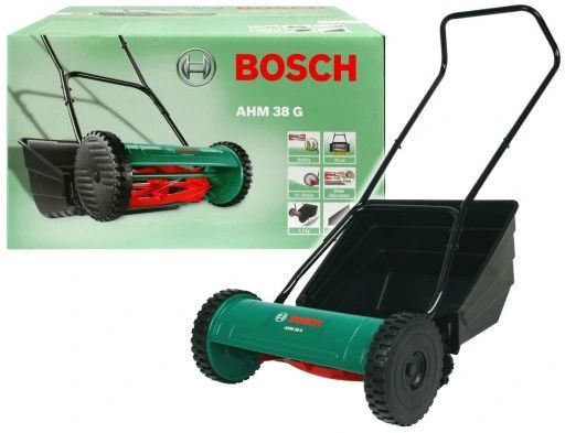 kosiarka ręczna bębnowa 38cm ahm 38g bosch + kosz
