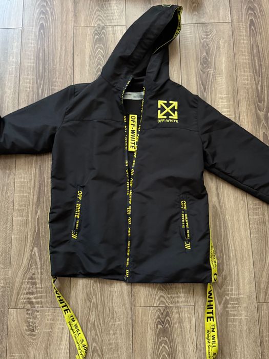 Kurtka jesienna przejściowa Off-White Logo – rozm. S