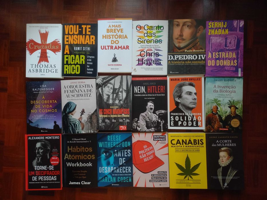 Lote de 144 livros