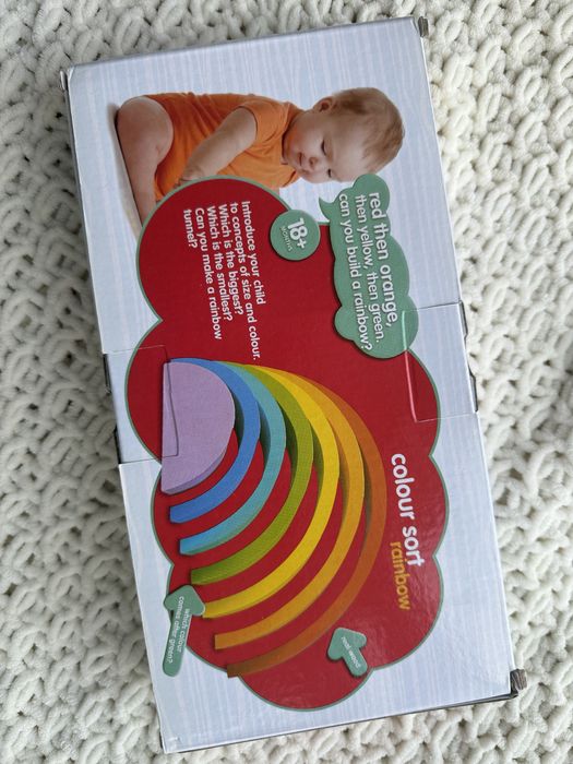 Веселка, деревʼяна, розвиваюча іграшка