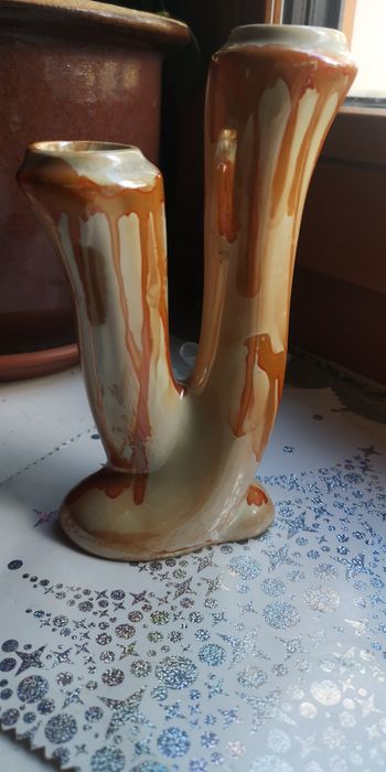 wazon świecznik ceramiczny vintage New Look z lat 60-70