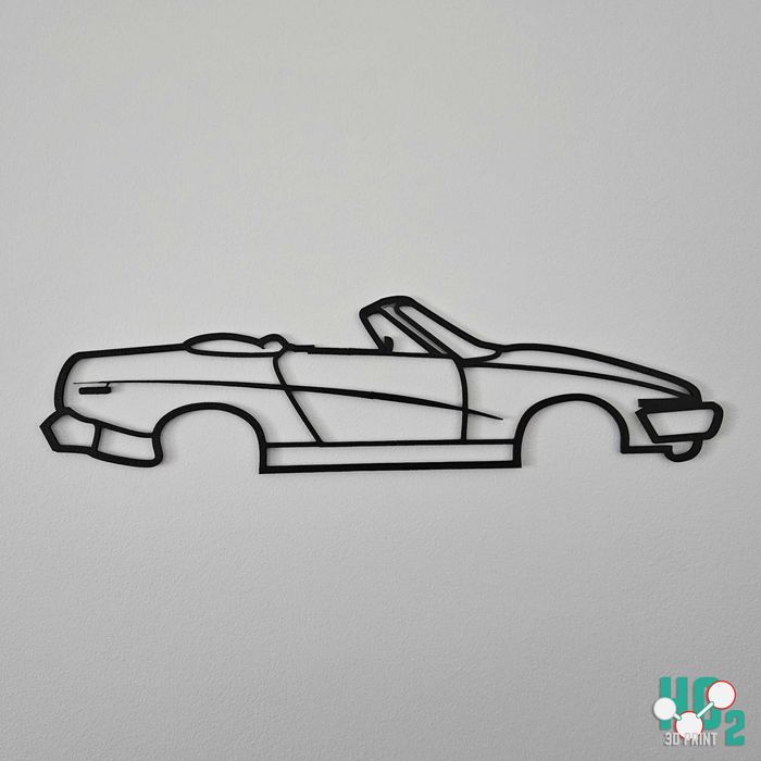 Silhuetas automóveis personalizáveis (3D)