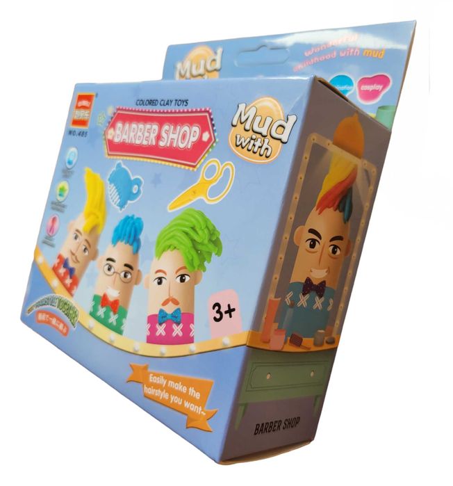 Zestaw fryzjera Barber Shop masa plastyczna ciastolina #345