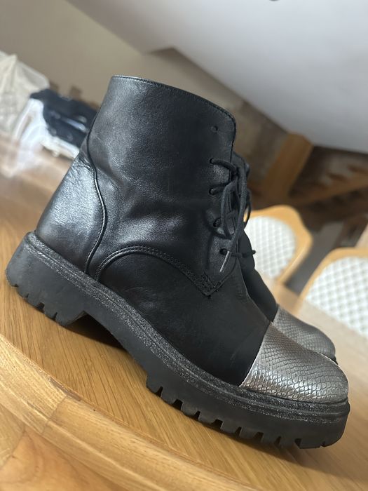 Skórzane botki L’estrosa