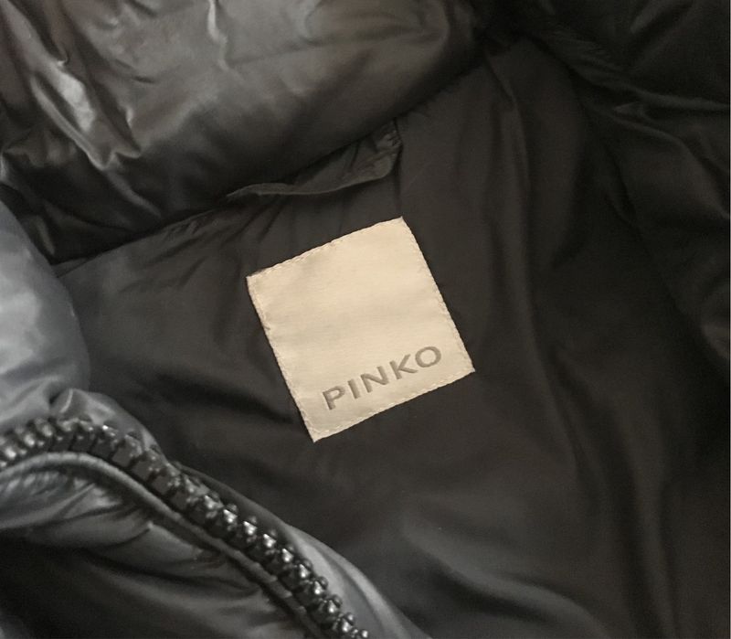 PINKO ciepła czarna kurtka puchowa 34/36