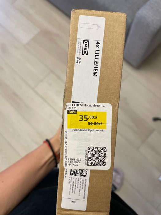 Nogi meblowe IKEA LILLEHEM