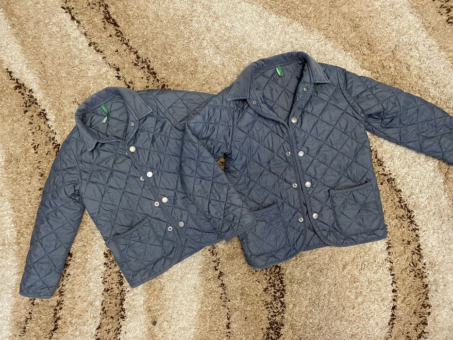 Куртки стьобані на дівчинку можна для двійні